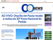 Tablet Screenshot of correiootaciliense.com.br